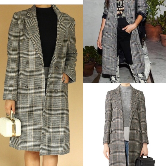 ASTR the Label Tweed Kensington Long coat Overcoat Sz M - Picture 2 of 16